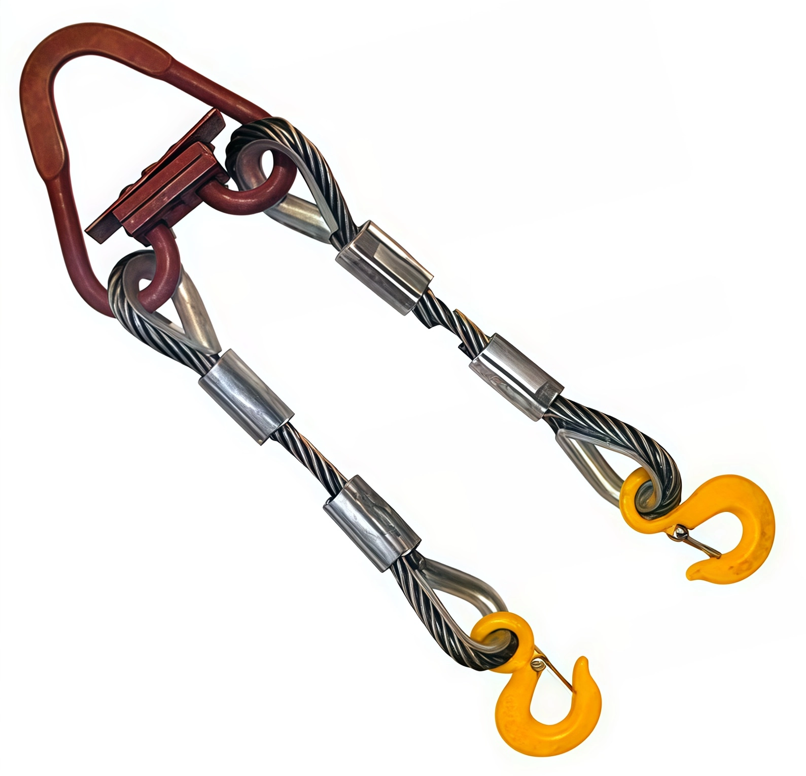 Строп канатный двухветвевой 2СК-10т 6.5м (опрессовка)