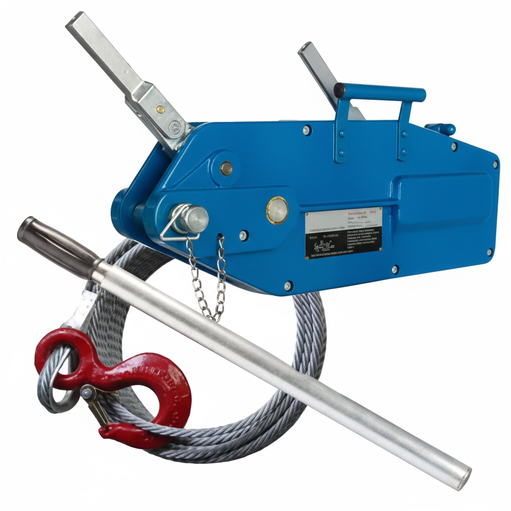 Лебедка ручная рычажная тросовая МТМ 5,4т 100м