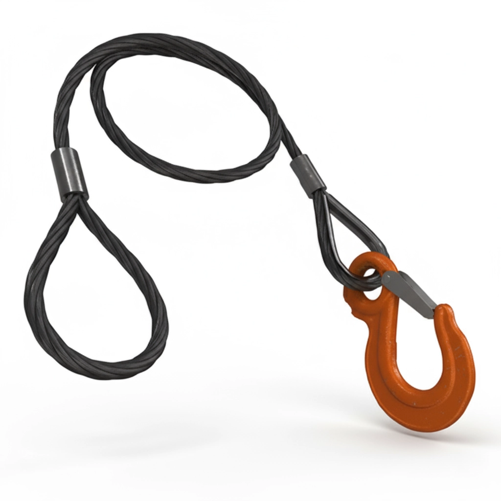 Строп канатный одноветвевой 1СК-0.75т 6.5м (опрессовка)