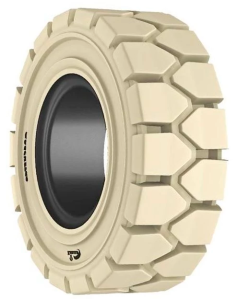 Цельнолитая шина (БЕЛЫЙ суперэластик) для вилочных погрузчиков 16x6-8 (стандарт)